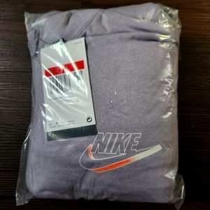 Nike Womans Easy Fleece half zip T | Size L | Brand NEW | Purple